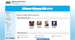 Desktop Screenshot of minervahighschool.org