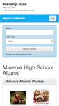 Mobile Screenshot of minervahighschool.org