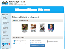 Tablet Screenshot of minervahighschool.org